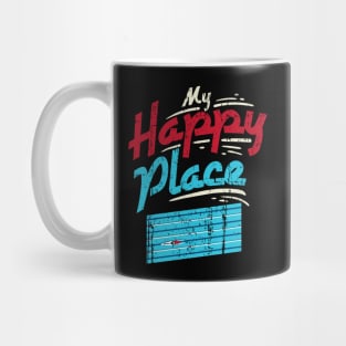 My Happy Place Swimming Pool - Swim Team Swimmer Gift Mug